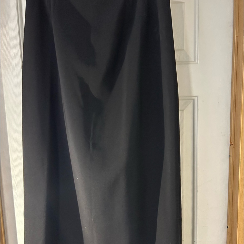 Le Suit Elegant Black A-Line Skirt-Size 12